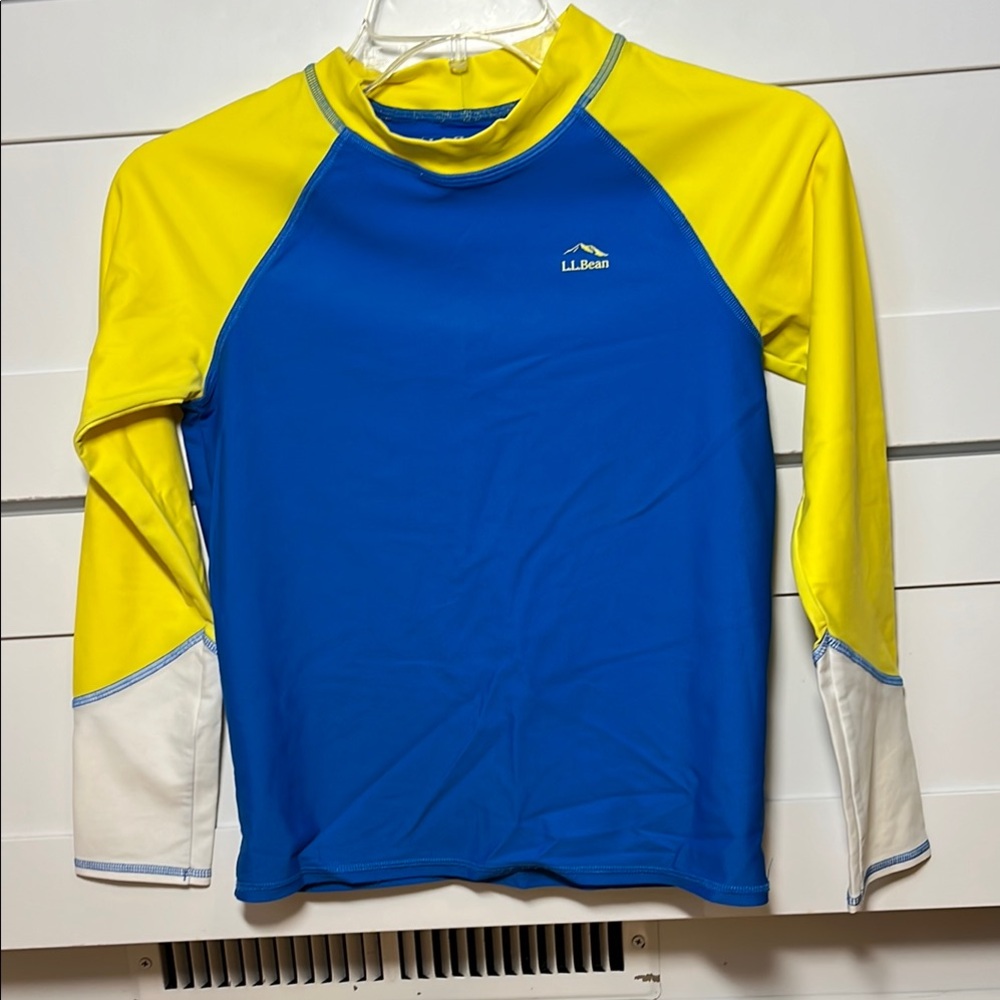 L.L.Bean Kids Sun and Surf Swim Shirt Size M 10-12